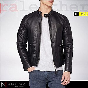 Jaket Kulit Biker JB023