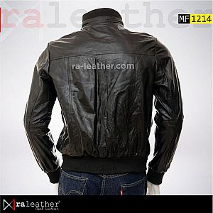 Jaket Kulit Bomber Pria MF1214